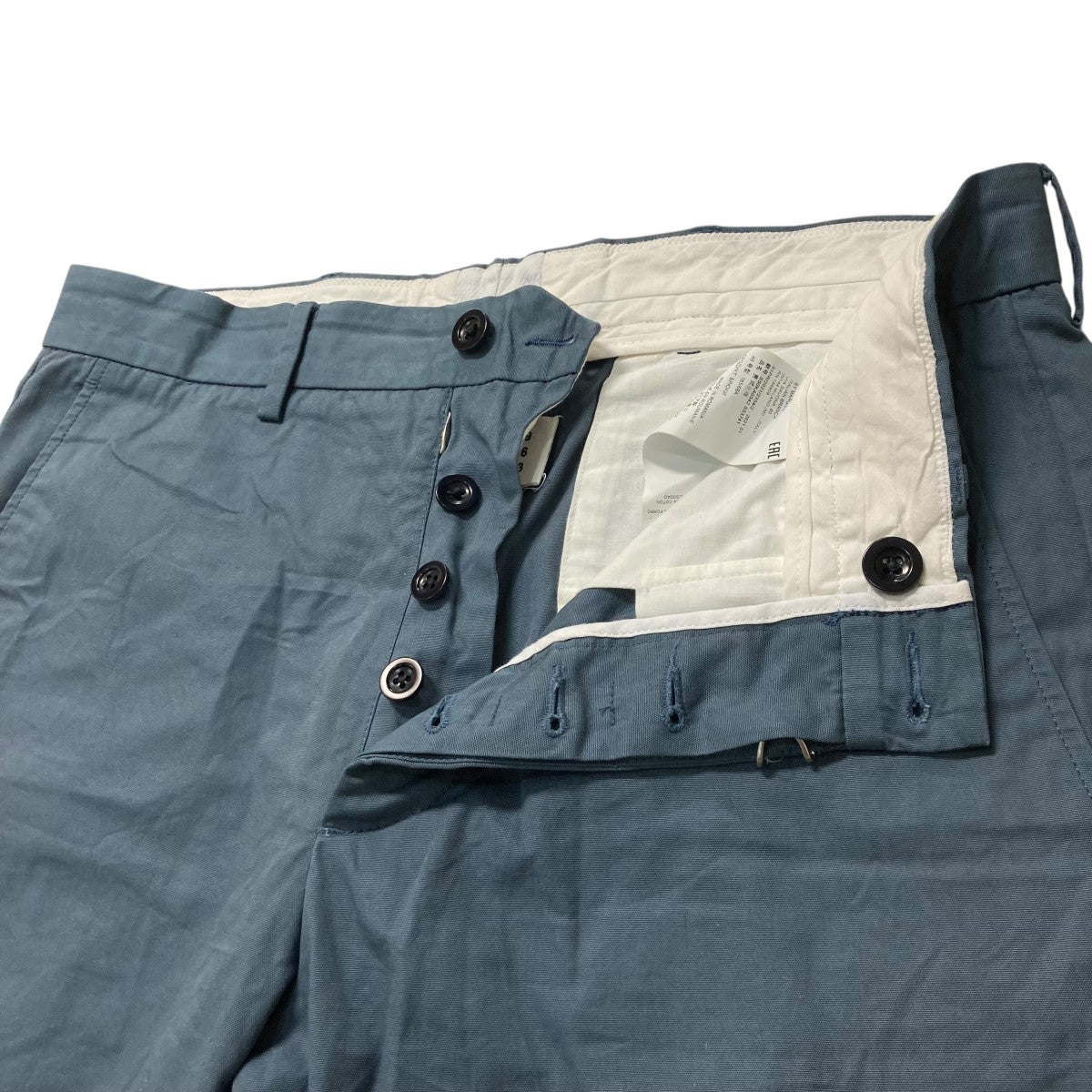 25ss Maison Margiela アイボリー コットン ブレンド パンツ 中古・古着通販】Maison Margiela (メゾンマルジェラ) Maison