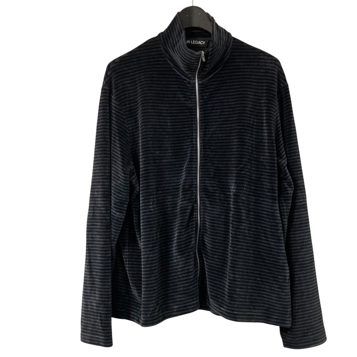 OUR LEGACY(アワーレガシー) SHRUNKEN FULLZIP POLOボーダー