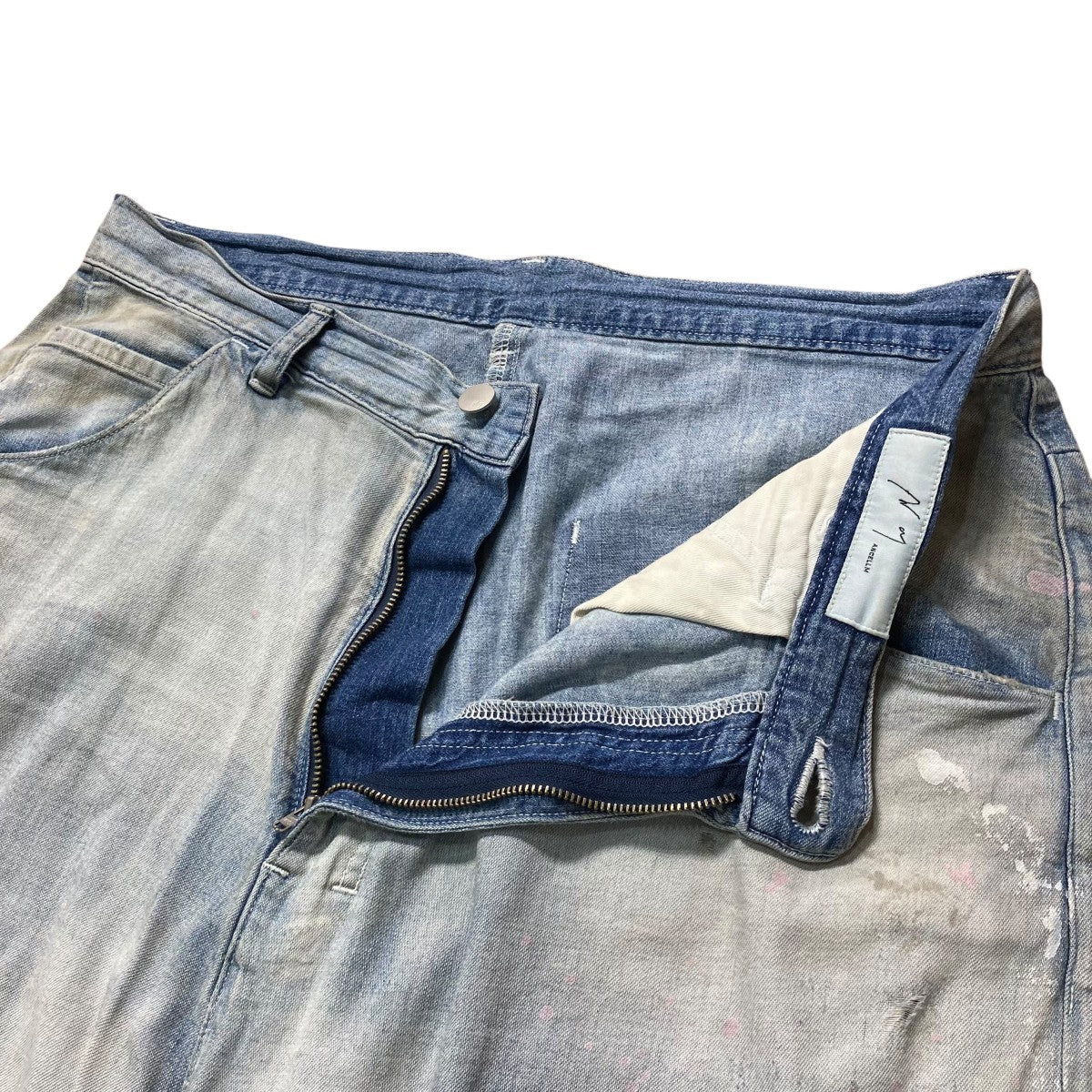 ANCELLM(アンセルム) 25SSLIGHT OZ WIDE STRAIGHT DENIM PANTS