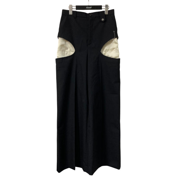 EGON LAB(エゴンラボ) 25SSOpenwork trousersウールスラックス