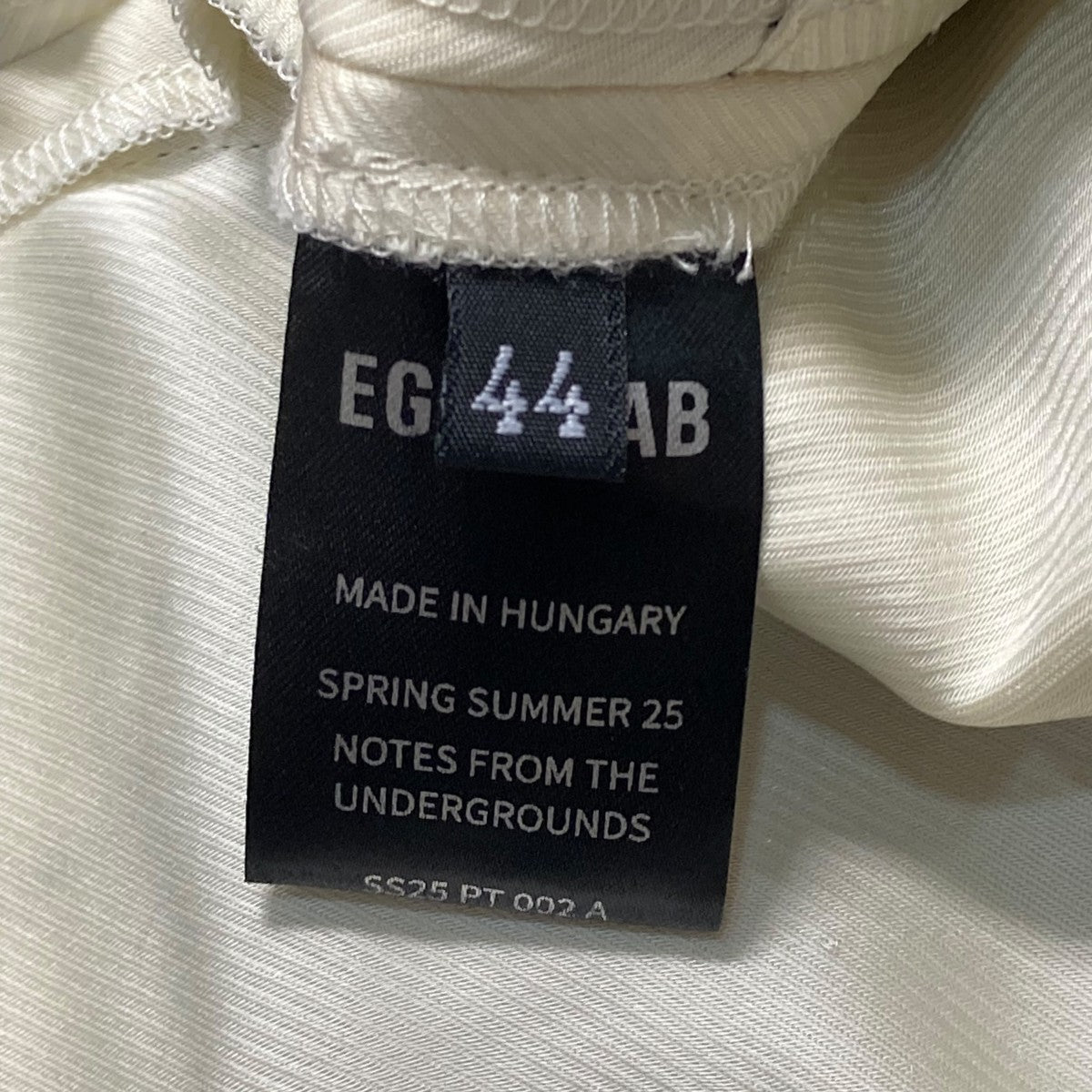 EGON LAB(エゴンラボ) 25SSOpenwork trousersウールスラックス