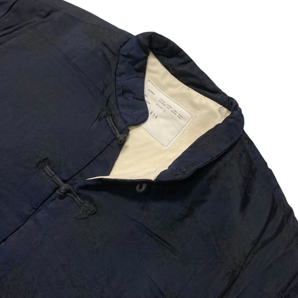 CAMIEL FORTGENS padded china jacket総柄チャイナジャケット 古着・中古-3枚目のアイテム画像