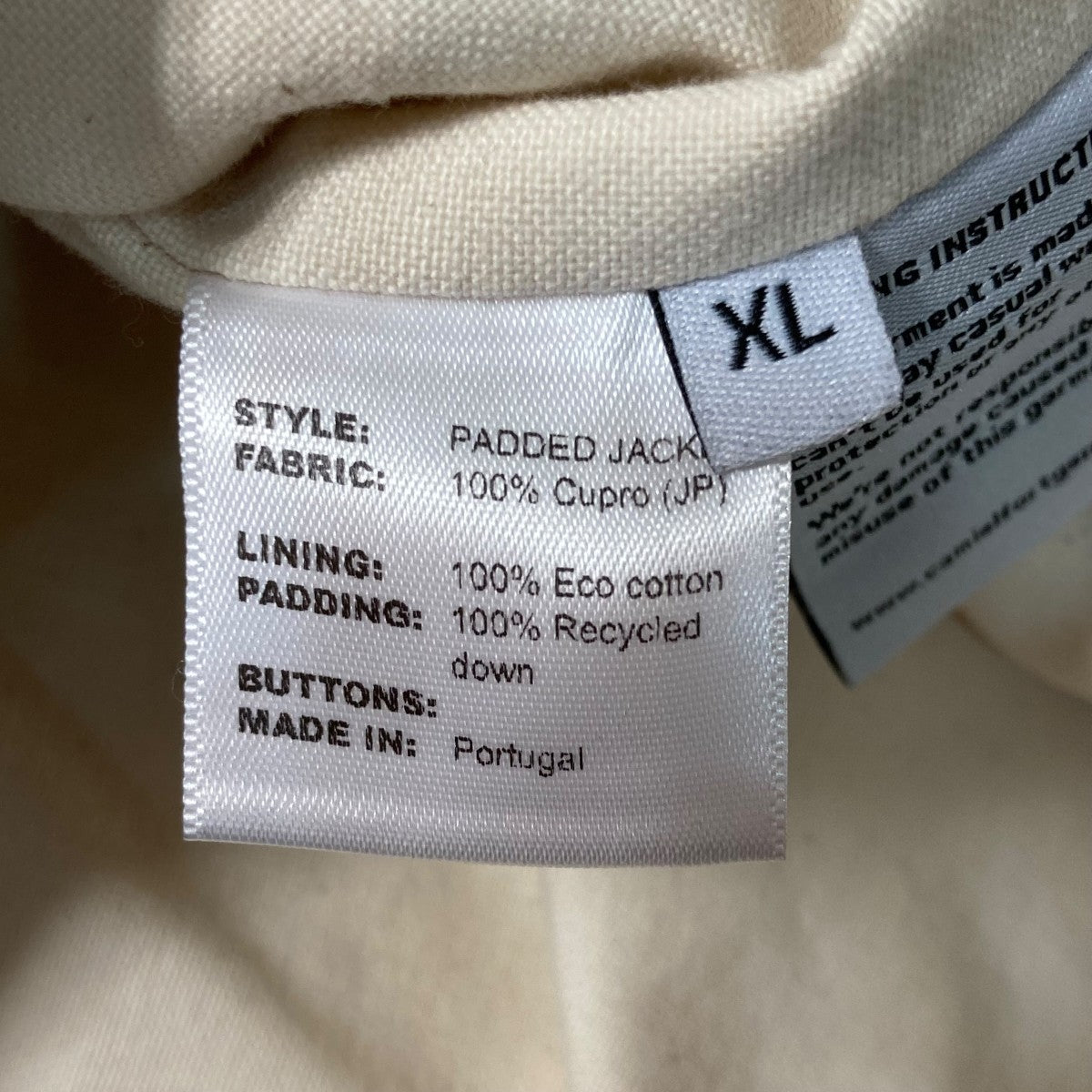 CAMIEL FORTGENS padded china jacket総柄チャイナジャケット 古着・中古-6枚目のアイテム画像