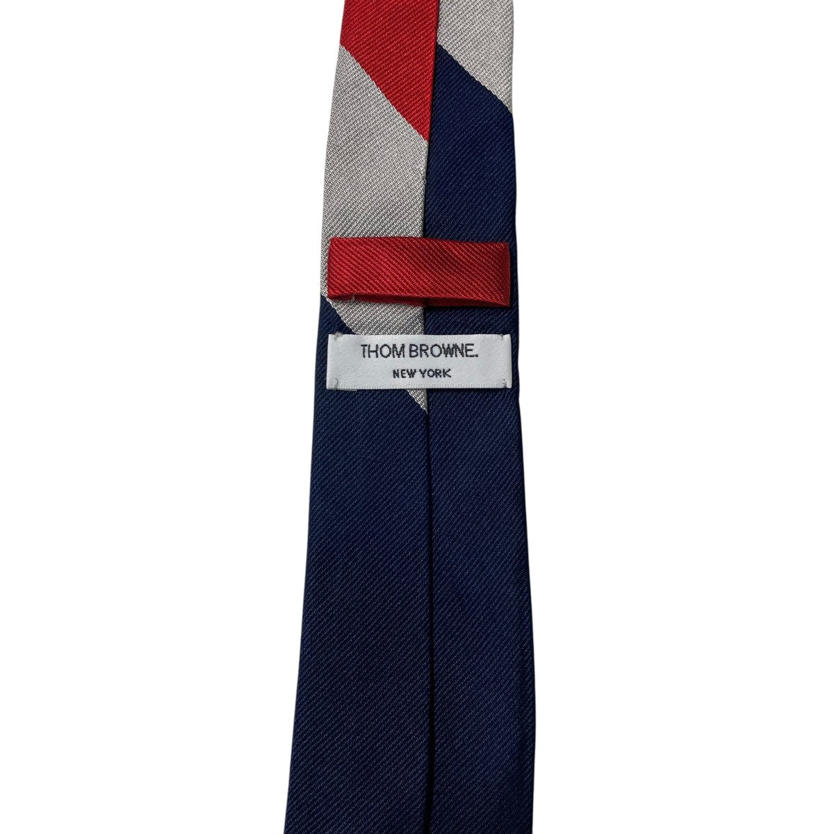 Thom Browne(トム・ブラウン) トライカラーネクタイ ネイビー