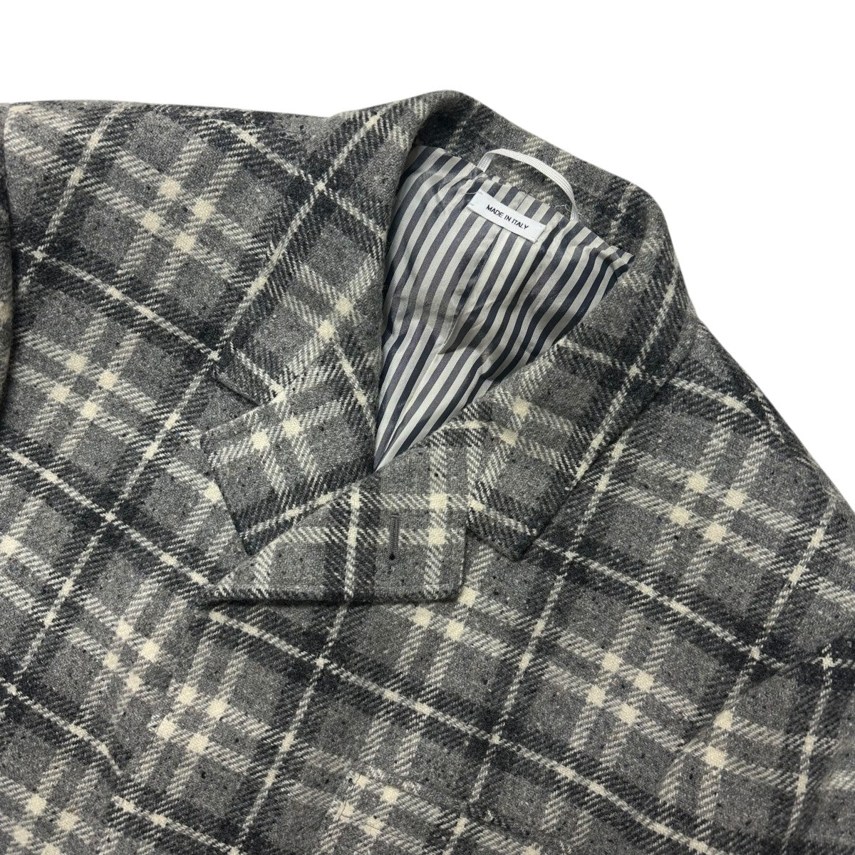 Thom Browne(トム・ブラウン) チェック柄チェスターコートM0C005A