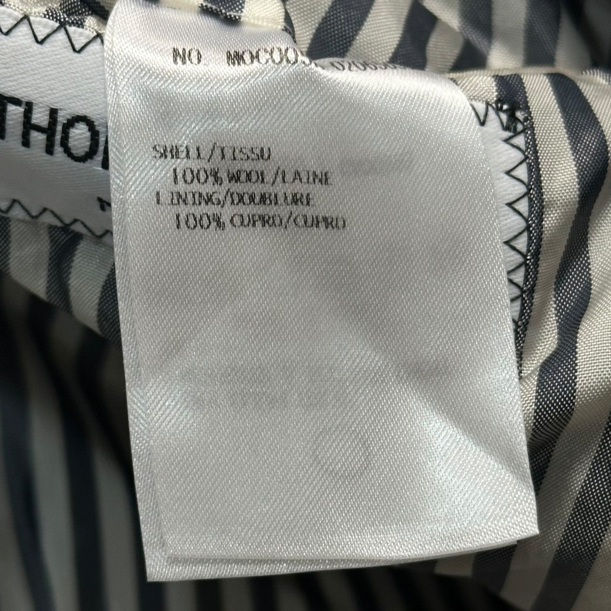 Thom Browne(トム・ブラウン) チェック柄チェスターコートM0C005A