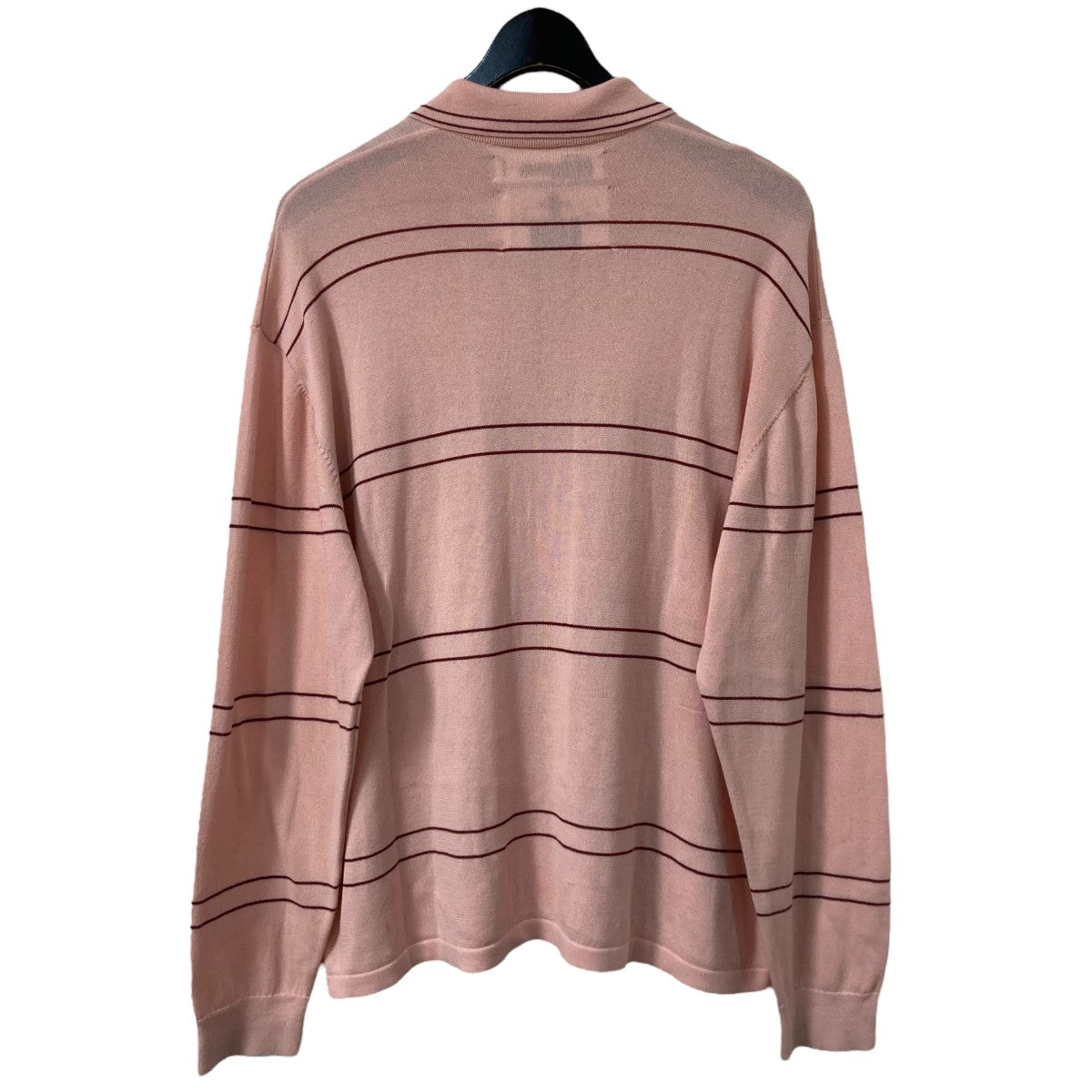 DAIRKU 【ダイリク】 Polo knit BLACK Lサイズ DAIRIKU/Fulling Damage Tite Polo Knit（Black） 【40%OFF
