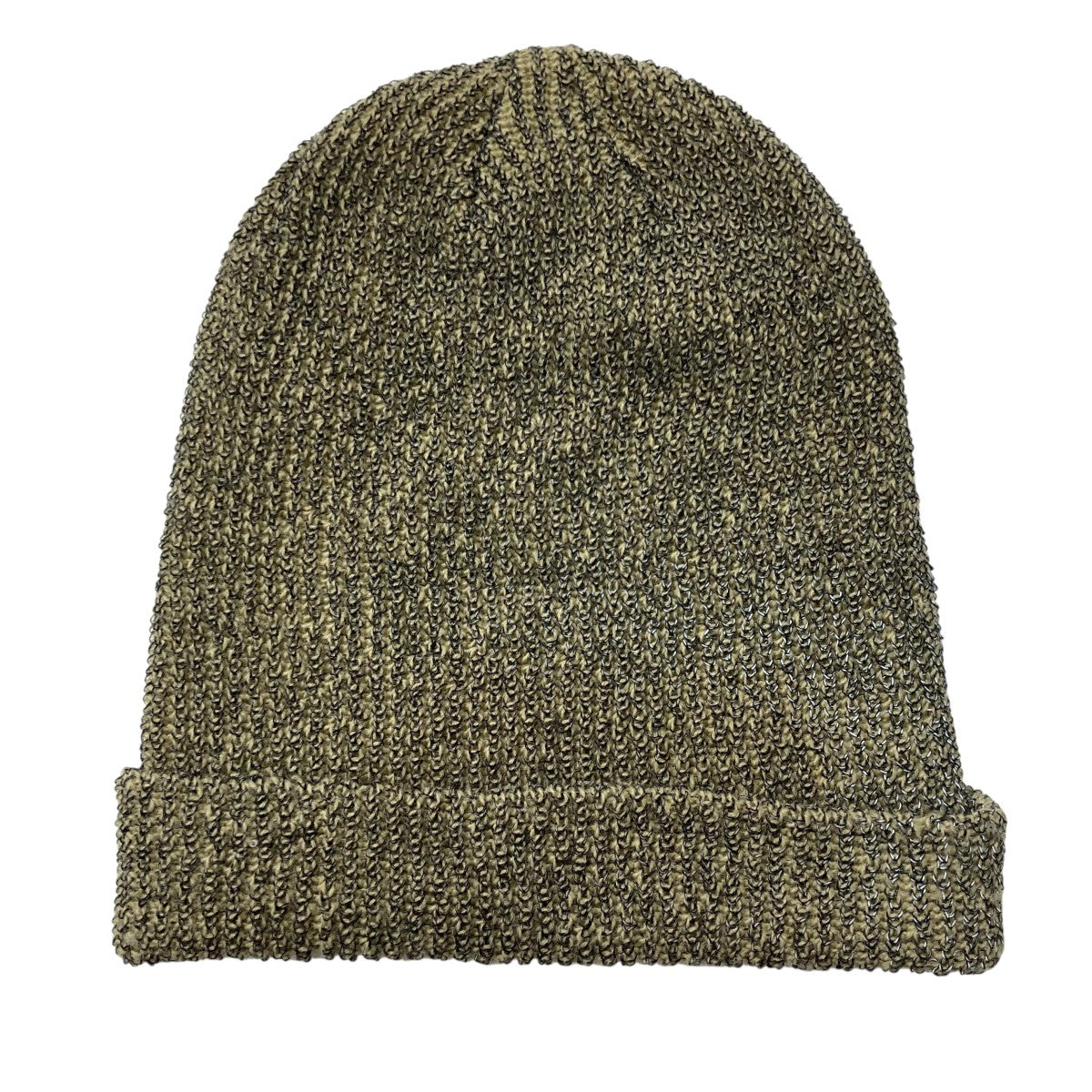stussy(ステューシー) Cuff Beanie Reflective Yarnロゴパッチ