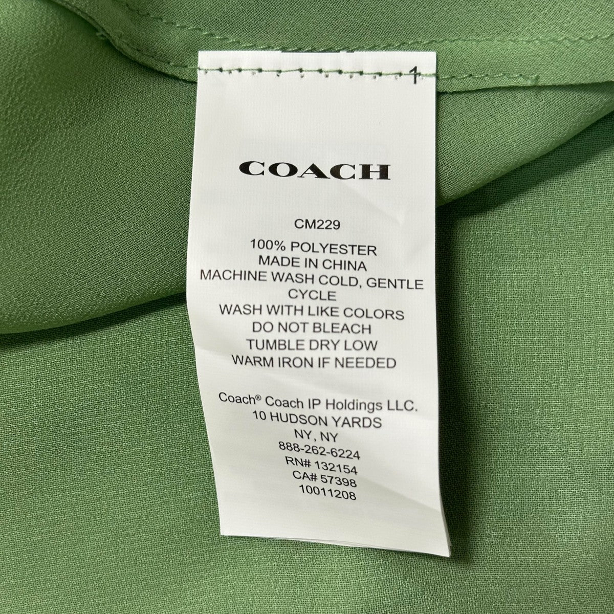 COACH V ネック バイアス ドレスロングドレスCM229 古着・中古-6枚目のアイテム画像