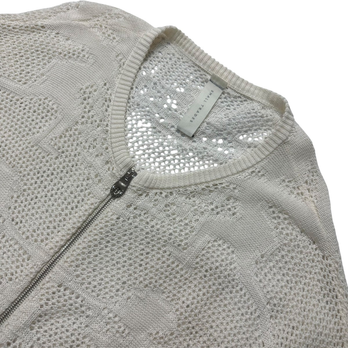 23SSANGEL LACE KNITローゲージニットパーカー2301SK65