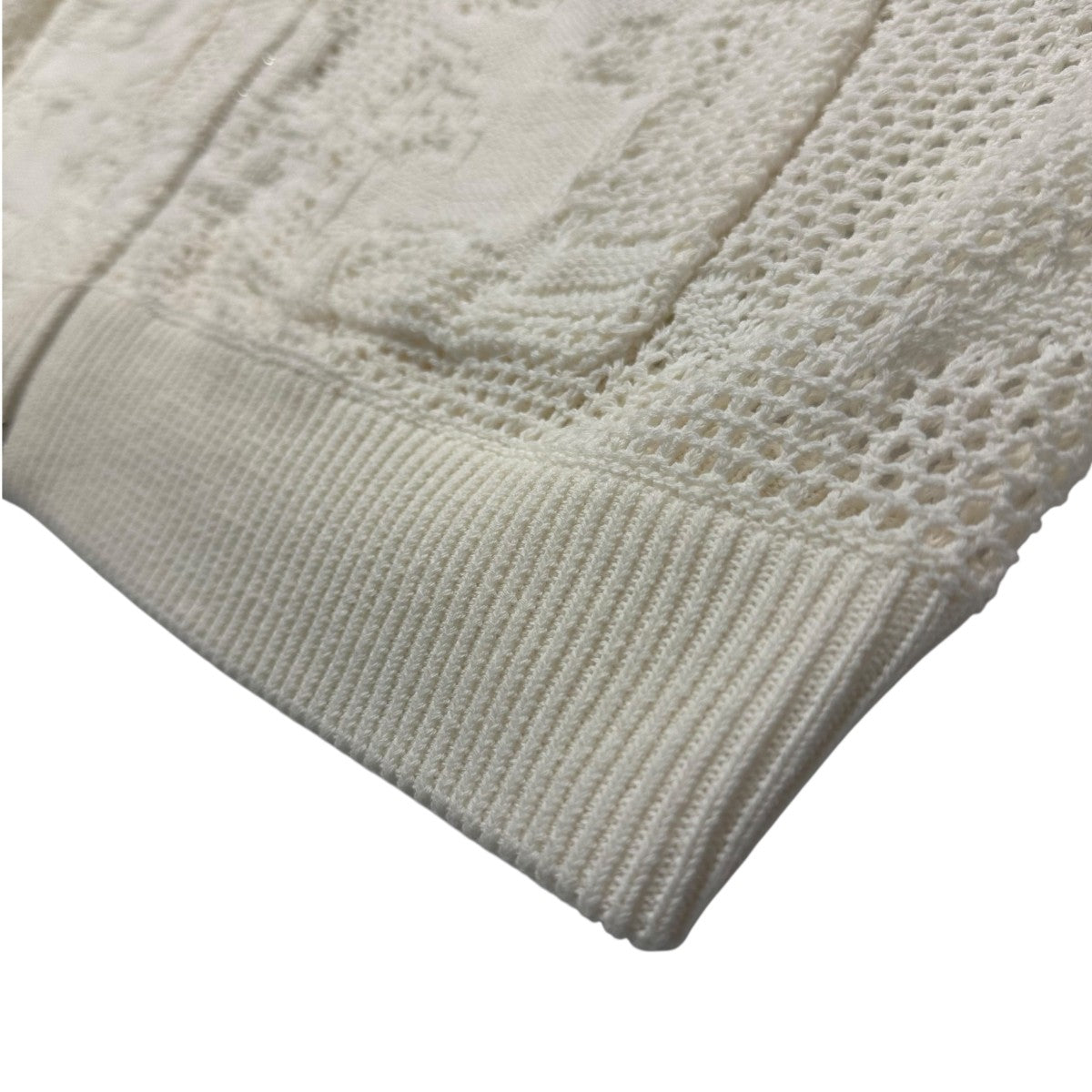 23SSANGEL LACE KNITローゲージニットパーカー2301SK65