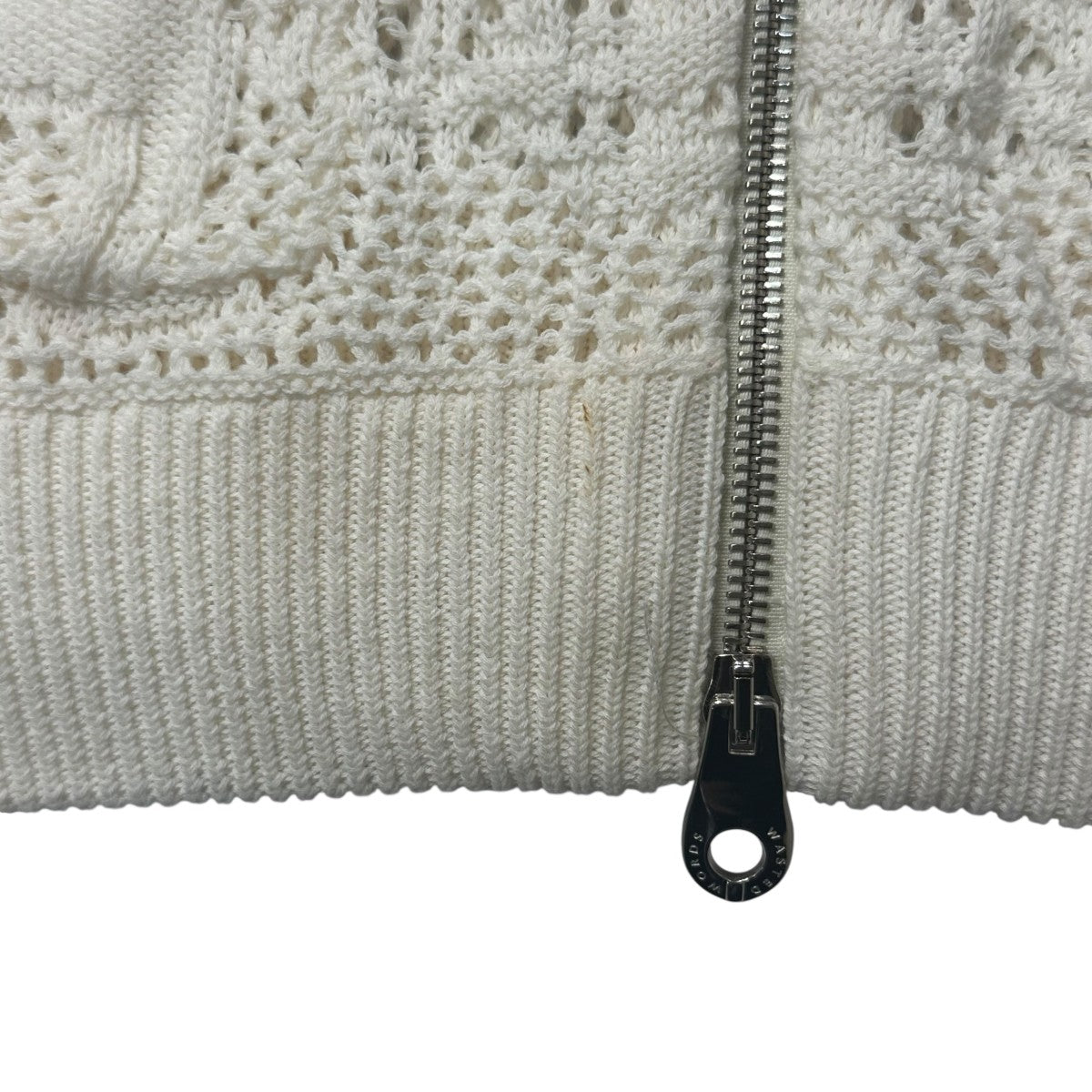 23SSANGEL LACE KNITローゲージニットパーカー2301SK65