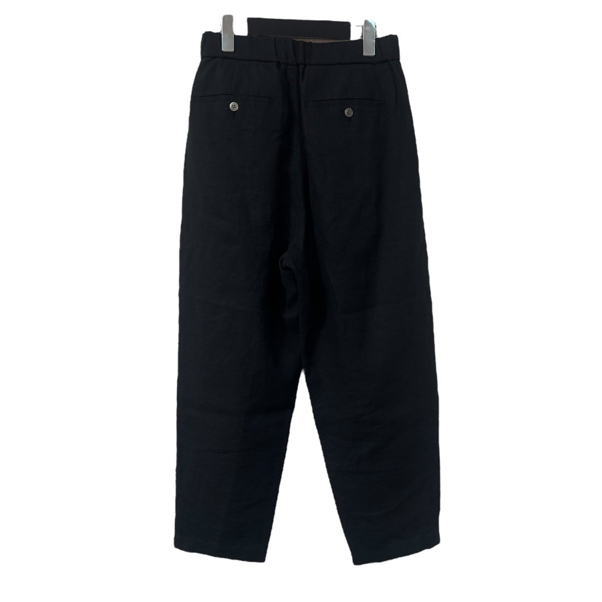 新品タグ付き LE GLAZIK リネンパンツ DOORS LE GLAZIK(ル・グラジック) リネンクロスフロントタックパンツ