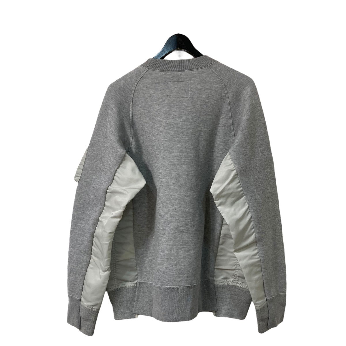 【sacai サカイ】スウェット プルオーバー 半袖 裾フリル wine-king_7765400000055179
