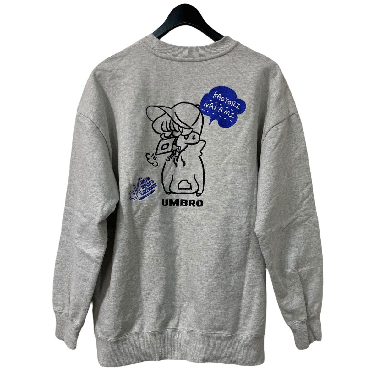 UMBRO×KAOYORINAKAMI クルーネックトレーナーKN001 KN001 ライト