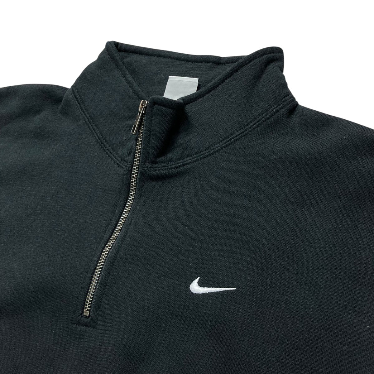NIKE ソロスウッシュ　ハーフジップ　スウェット　黒　 Mサイズ M 新品 NIKE ナイキ スウッシュ フリース ハーフジップ L/S