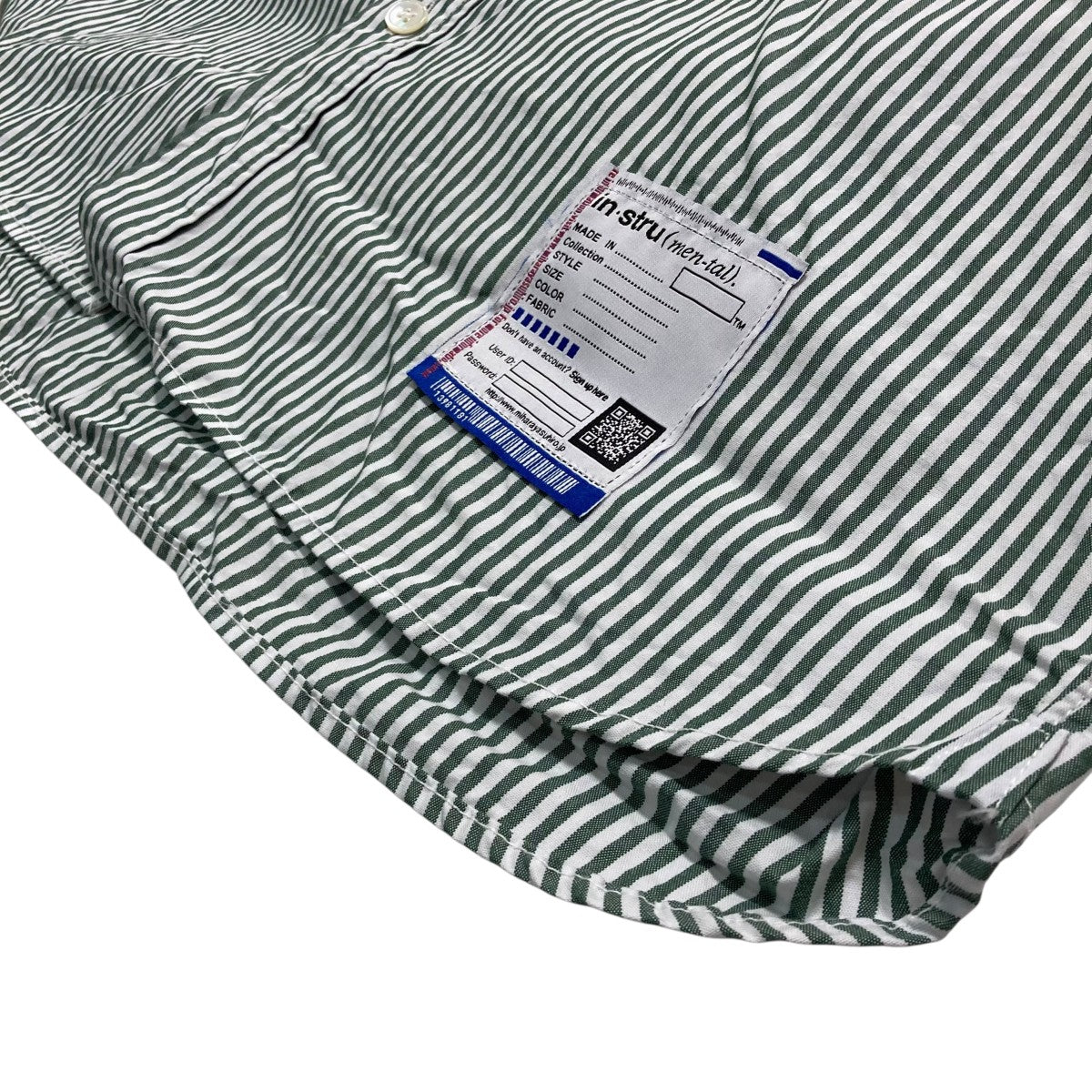 Maison Mihara Yasuhiro レイヤードシャツ24ss 44 Maison MIHARA YASUHIRO - トリプルレイヤードシャツ - Triple