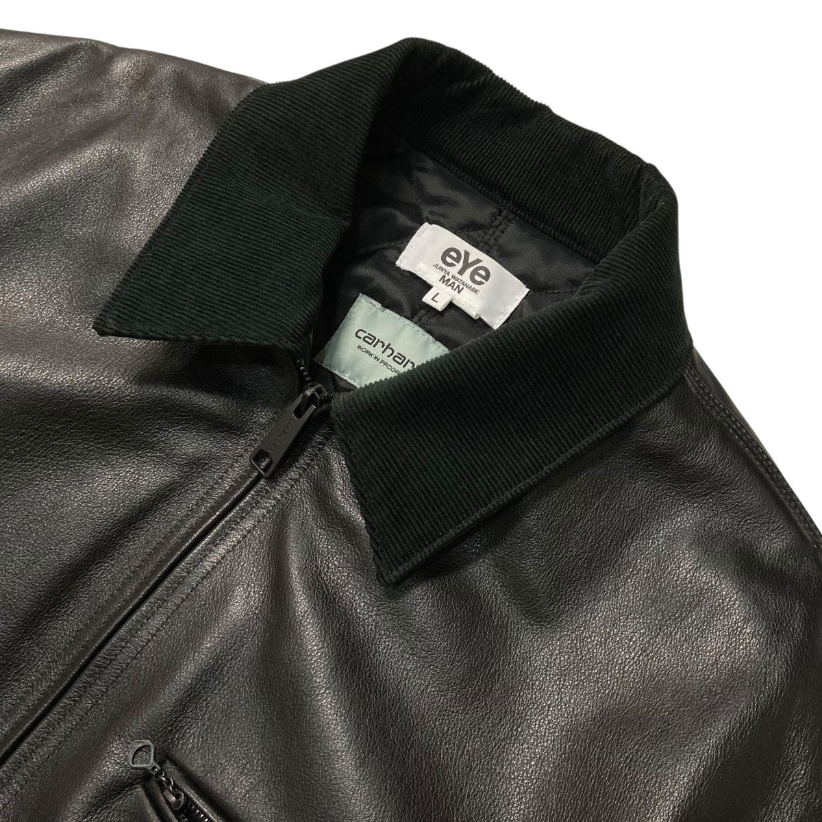 JUNYA WATANABE MAN×CARHARTT WIP 24AWレザー×綿コーデュロイ