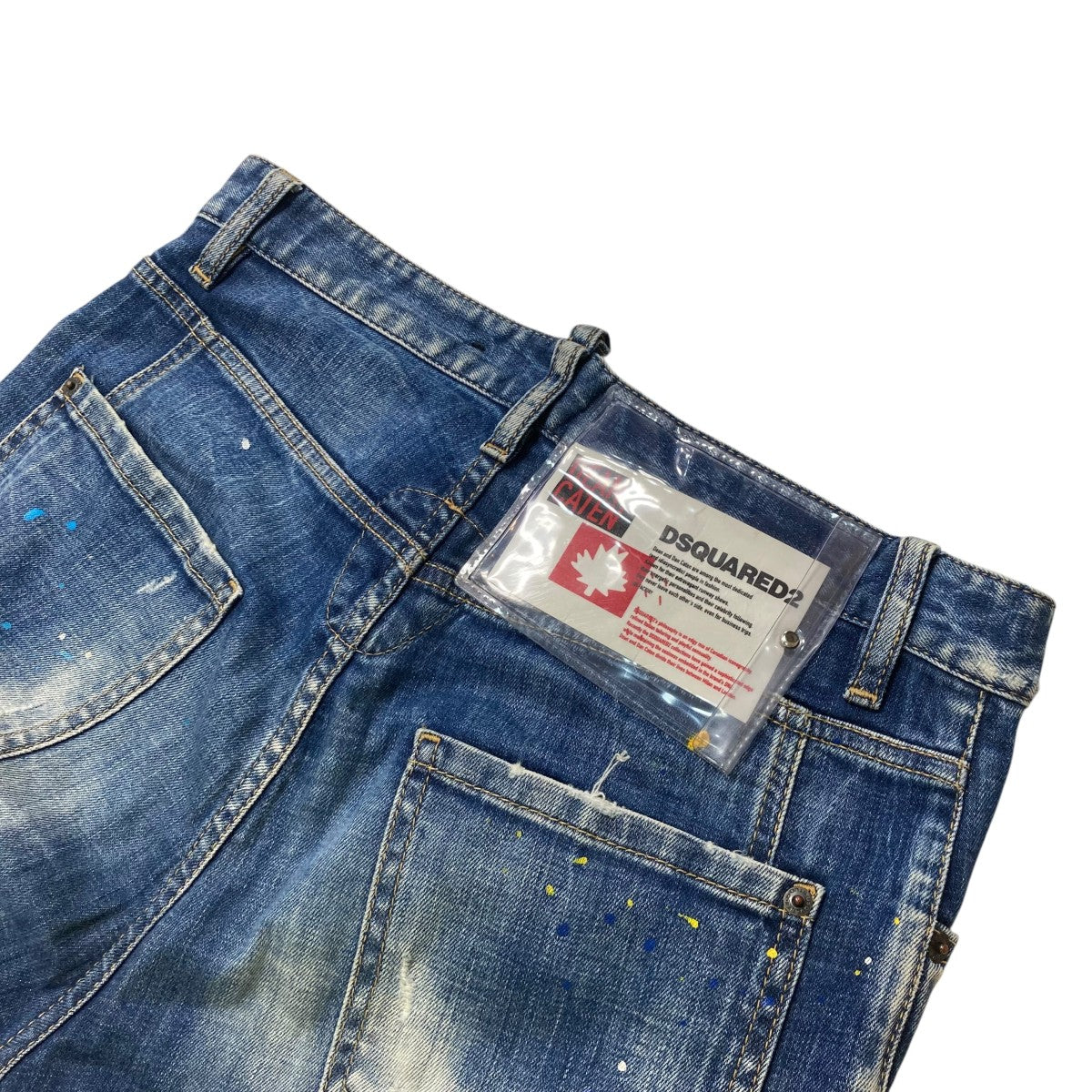 DSQUARED2 21AWTIDY BIKER JEANデニムパンツS74LB0957 古着・中古-4枚目のアイテム画像