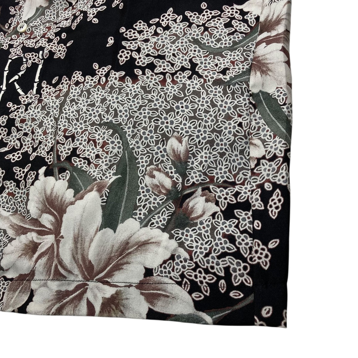 AMIRI (アミリ) シルク ブルゾン ブラック/ホワイト AMIRI アミリ