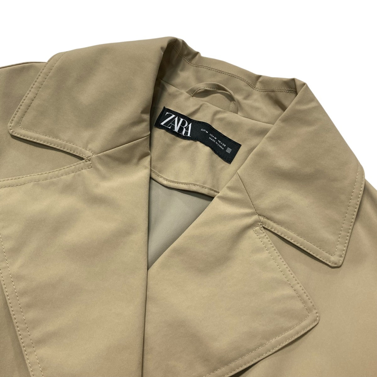 【ZARA】ベルト トレンチコート 8073/038/800 ZARA】ベルト トレンチコート 8073/038/800 (ZARA/トレンチ