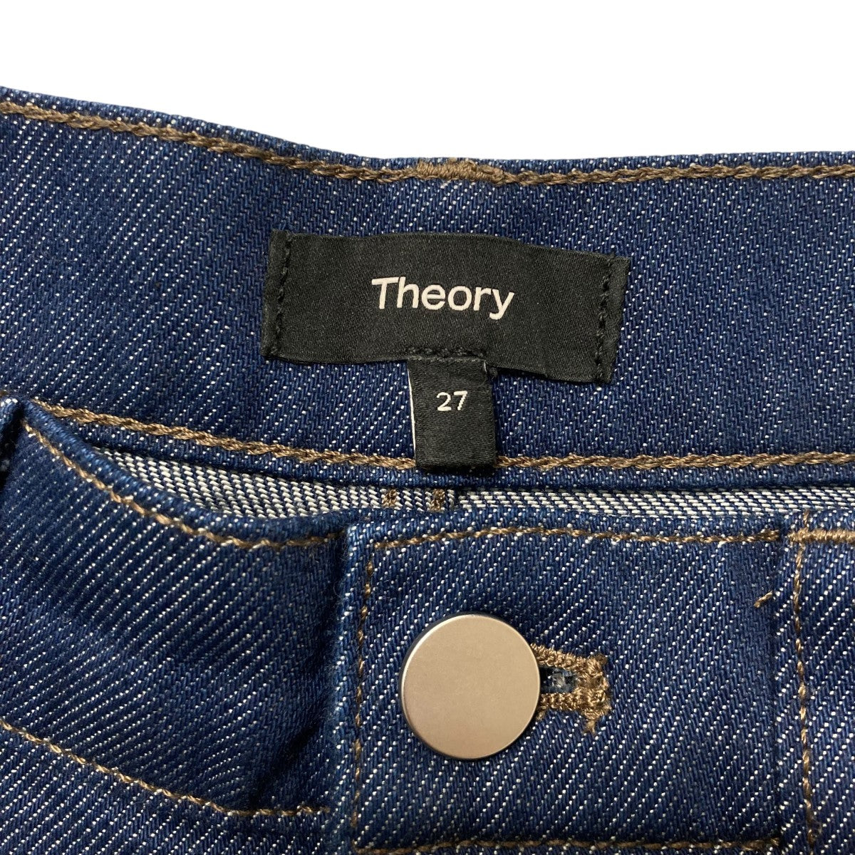Theory アイスブルー ワイドデニム 026 HATSKI Regular Tapered Denim Used ”Ice Blue”［アイスブルー