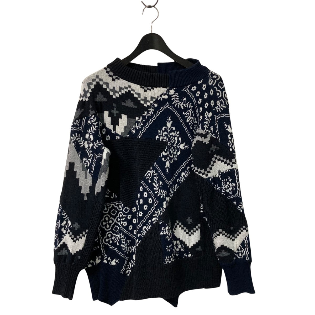 sacai サカイ　MADSAKI Flock Print knit 長袖ニット 楽天市場】sacai madsakiの通販
