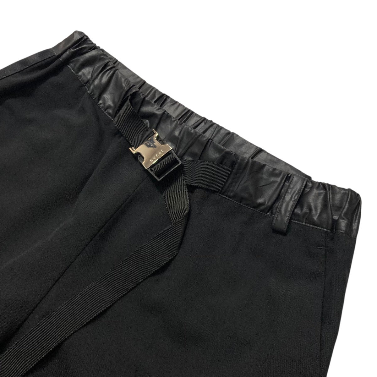 sacai(サカイ) Suiting Pantsベルト付きスラックス22-06180 22
