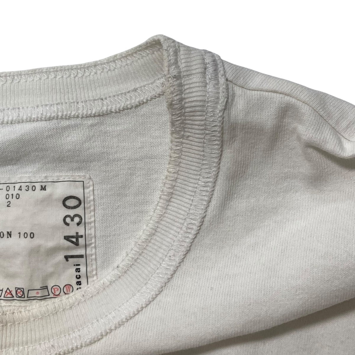 sacai CUT up TEEプリントTシャツ17-01430M 古着・中古-7枚目のアイテム画像