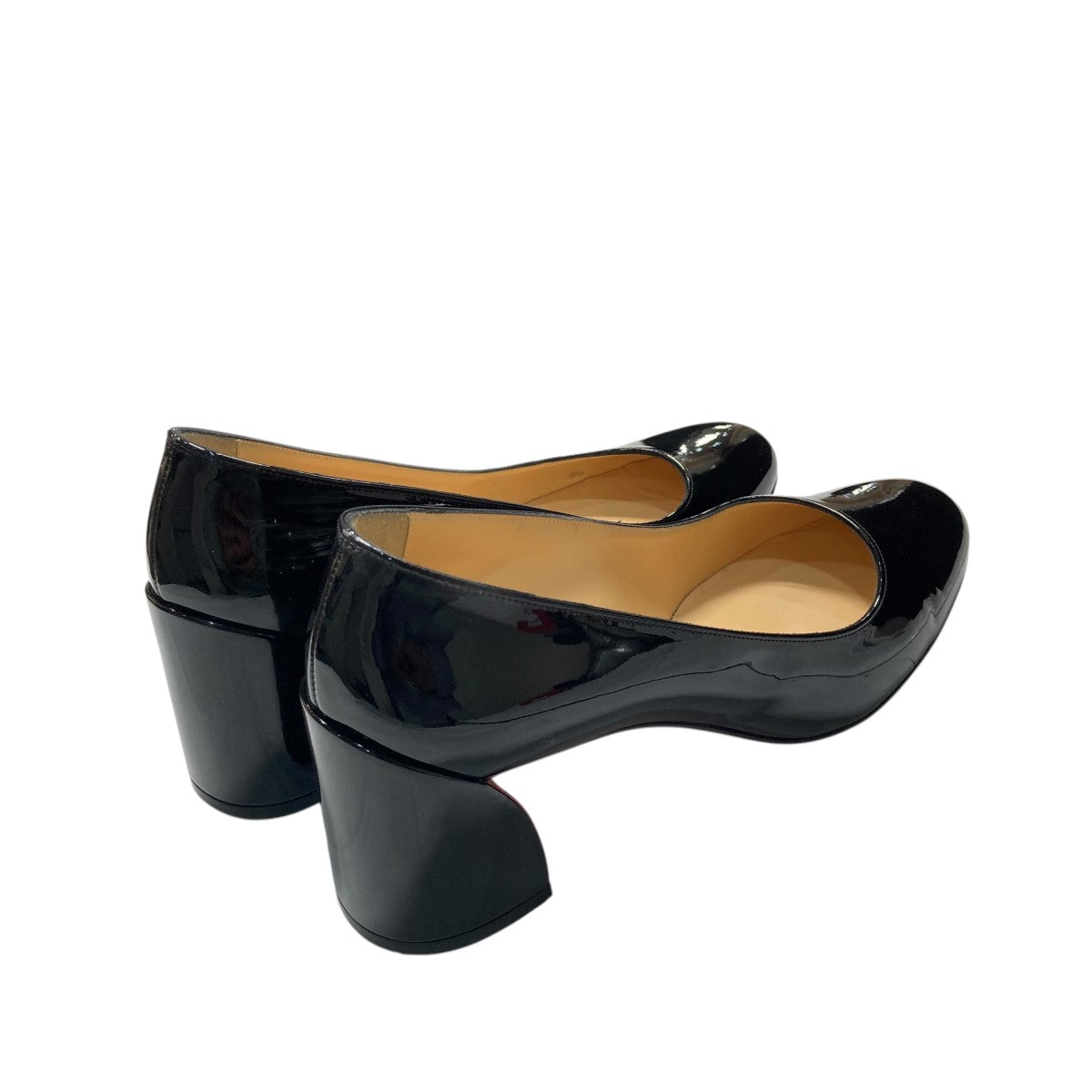 クリスチャンルブタン　パンプス　ヒール　パテント　37 ブラック 100 mm パンプス - パテントレザー - ブラック - ウィメンズ