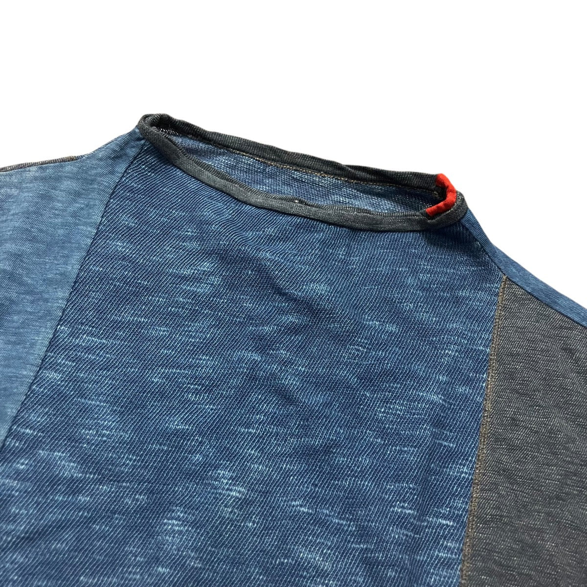 アイショクニンイロイロフォーティーファイブ 藍職人いろいろ45 藍つぎはぎの908馬Tシャツ インディゴ サイズ：2 藍職人いろいろ45(アイショクニンイロイロフォーティーファイブ