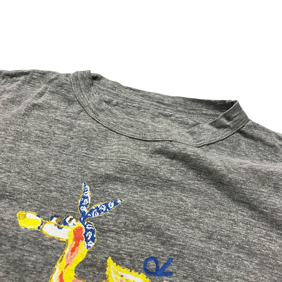 フラミングウェイ　ベタッチプリント908Tシャツ　インディゴsize2 45R(フォーティファイブアール) フラミングウェイベタッチ