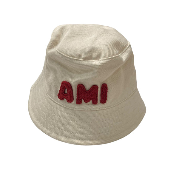 AMI PARIS(アミパリス) カラーコットンツイル バケットハットバケット