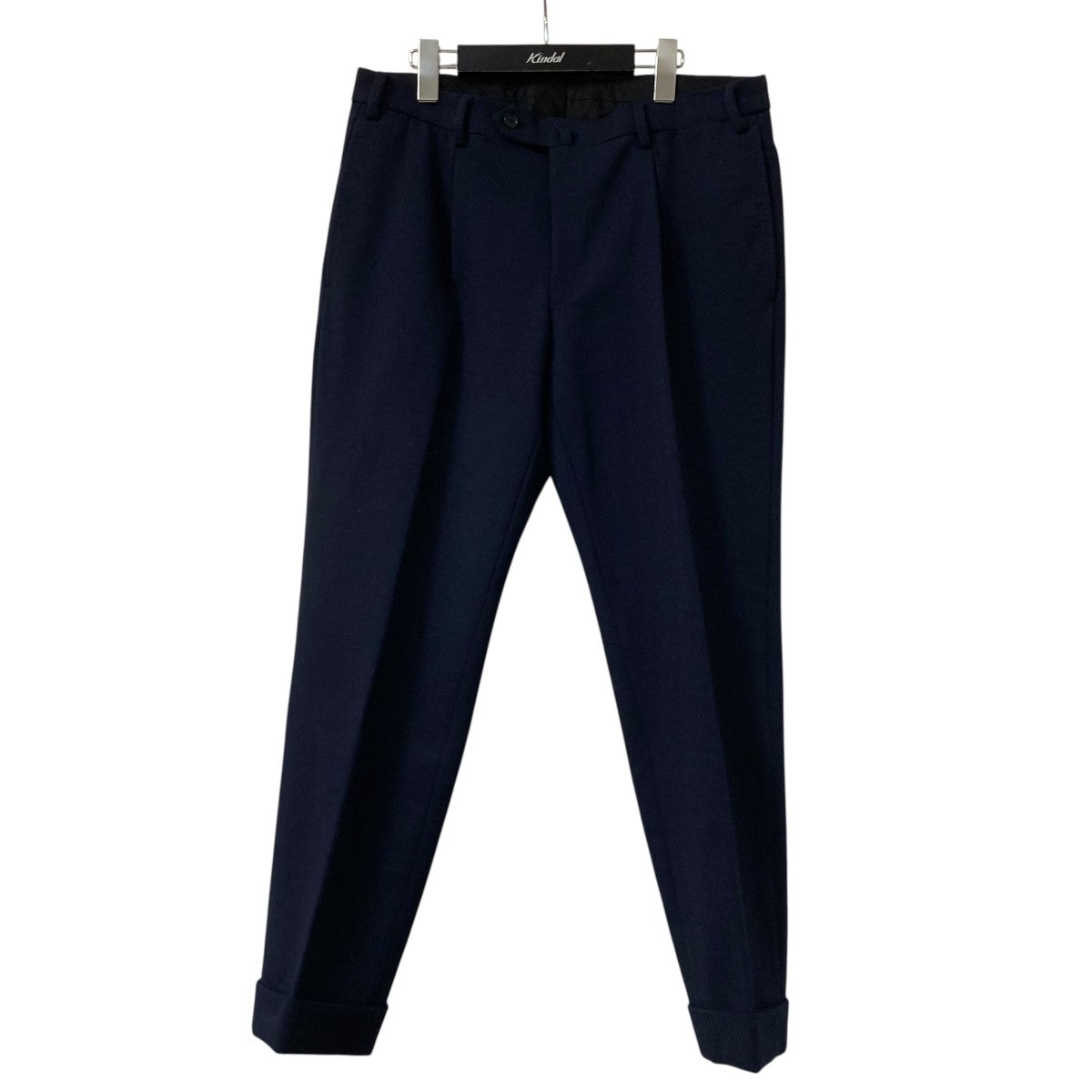 極美品/L ユナイテッドアローズ　セットアップ　ダークグレー ウール　パンツ2本 高級黒タグ/極美品】ユナイテッドアローズ スーツ シルク混