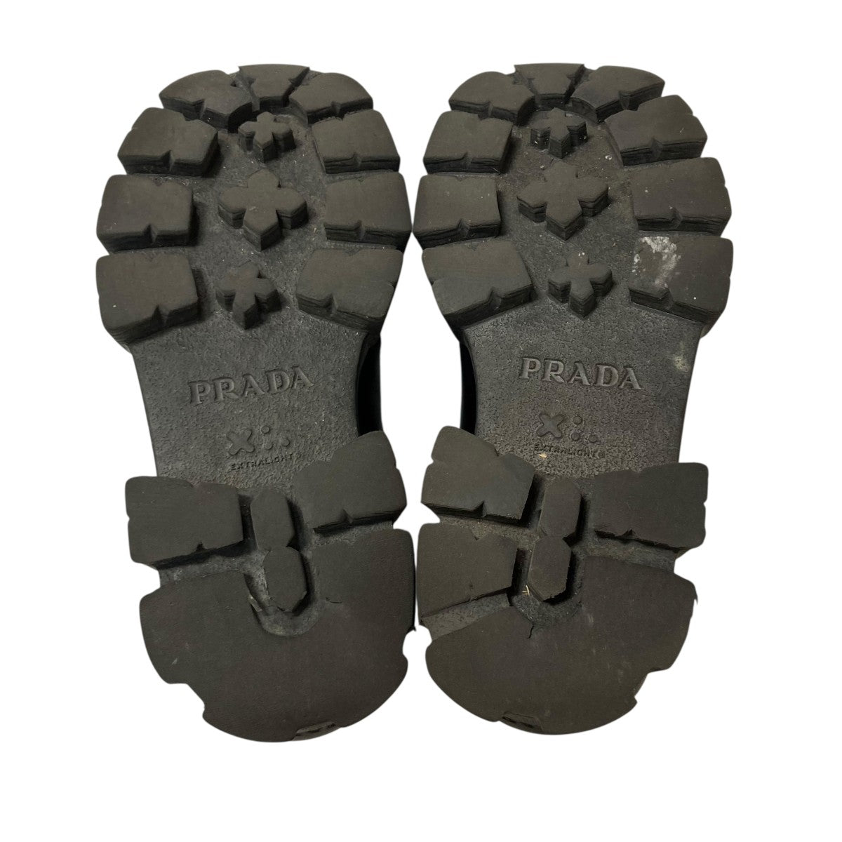 PRADA モノリスレザーシューズ　サイズ8 （27cm） PRADA(プラダ) モノリスレザーシューズ708 708 ブラック サイズ