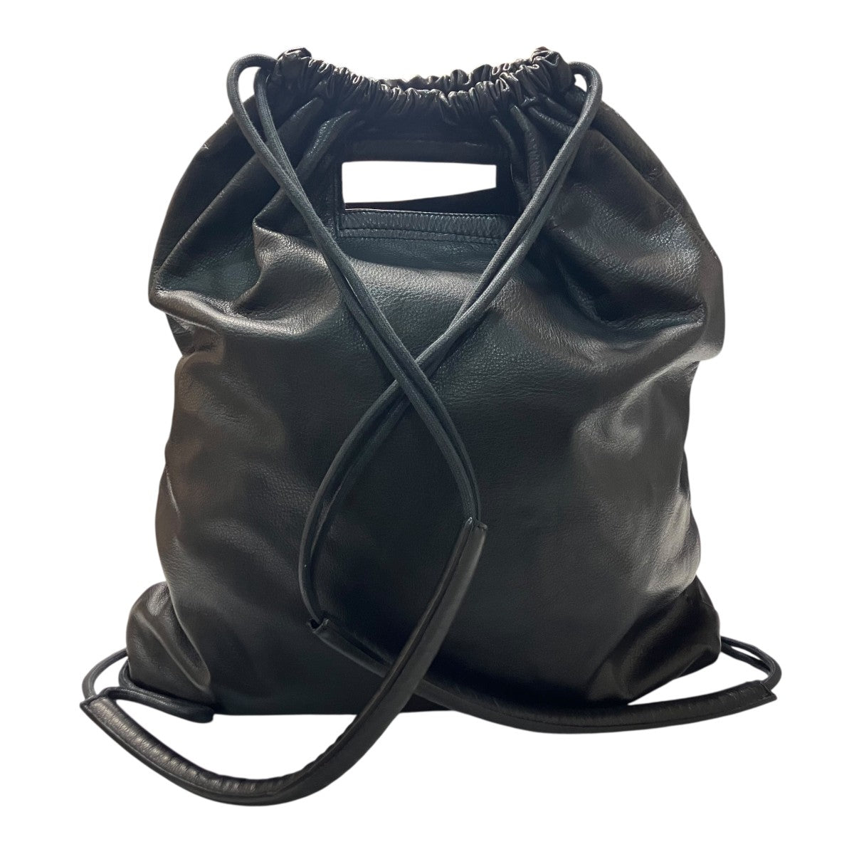 Maison Margiela ブラックレザーショルダーバッグ　メゾンマルジェラ Maison Margiela] SHOULDER BAG – GQ SHOP