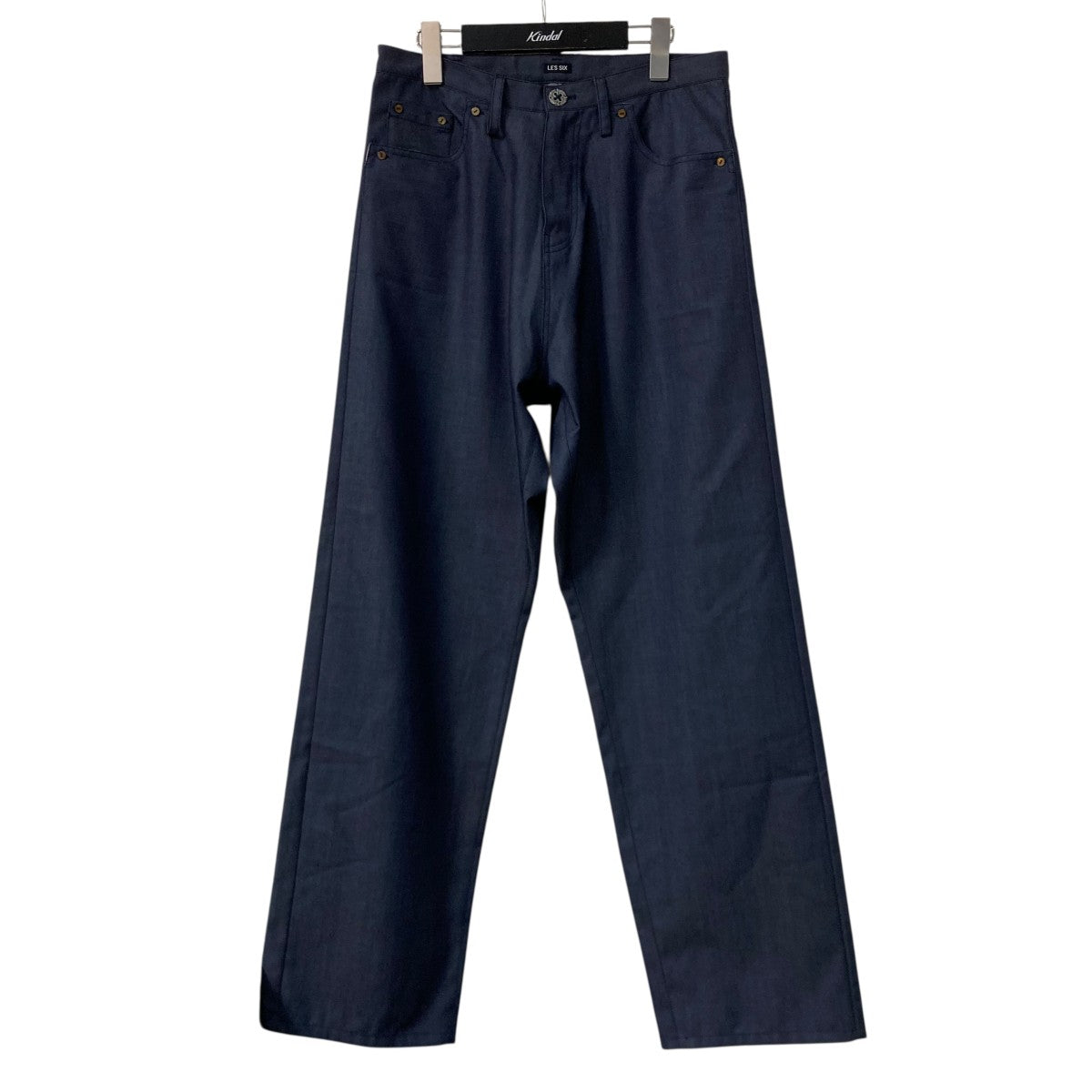 パンツ LES SIX / enforced pants - black LES SIX / enforced pants - black