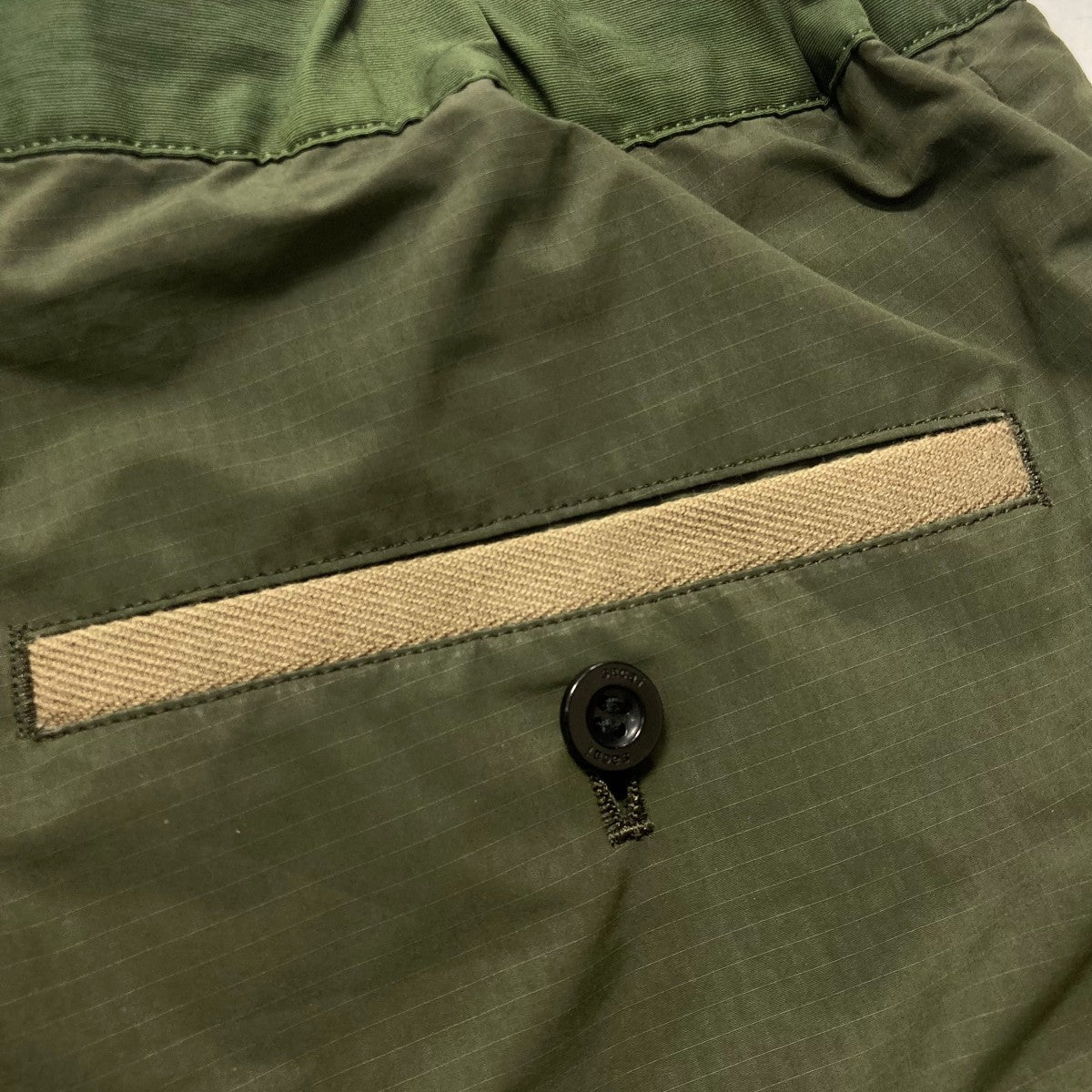 値下 美品 サカイラック メルトンショートパンツ 金ボタン sacai(サカイ) 22SSRipstop Cargo Shortショートパンツ22-02744M