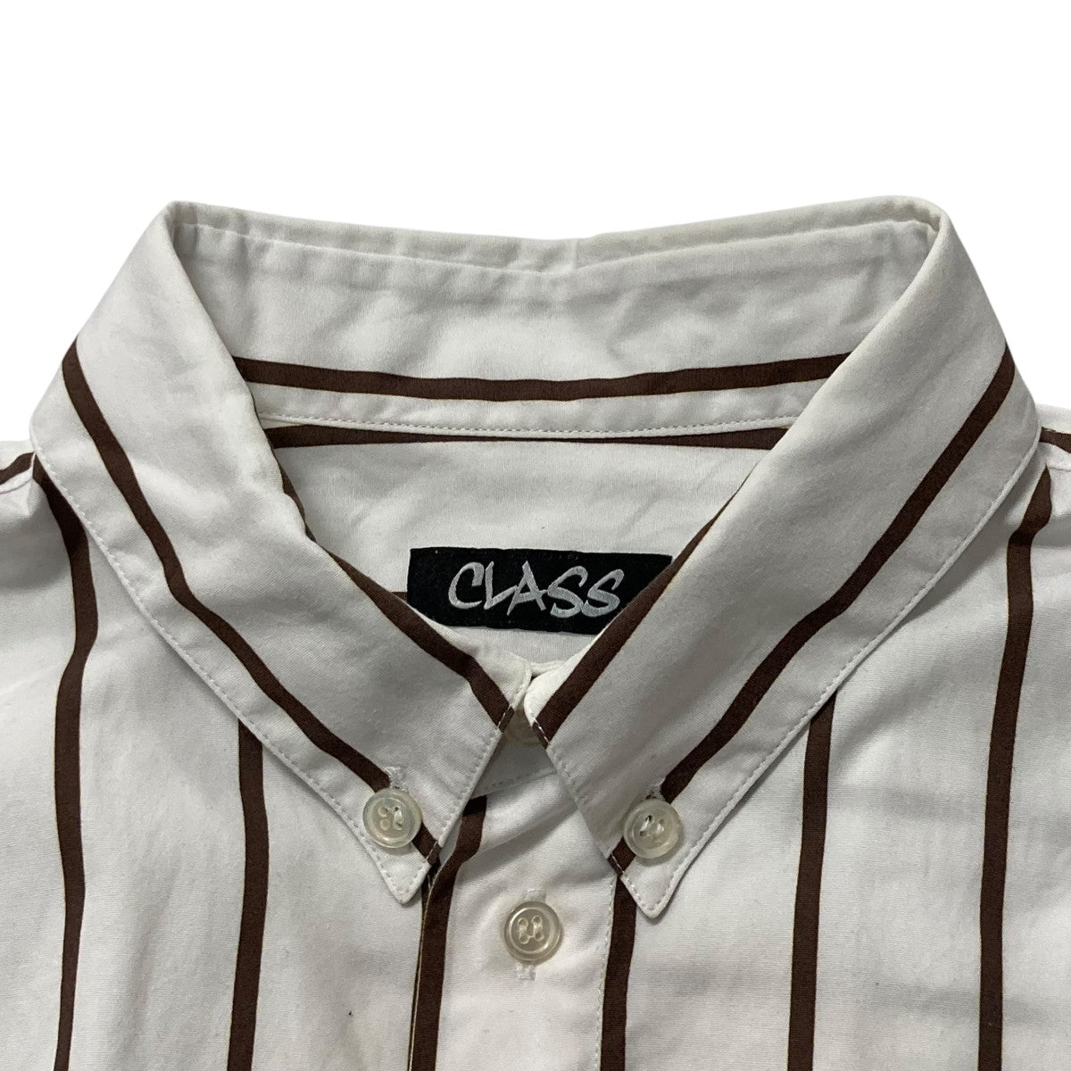 CLASS(クラス) ストライプシャツCCAA04UNIA CCAA04UNIA ホワイト