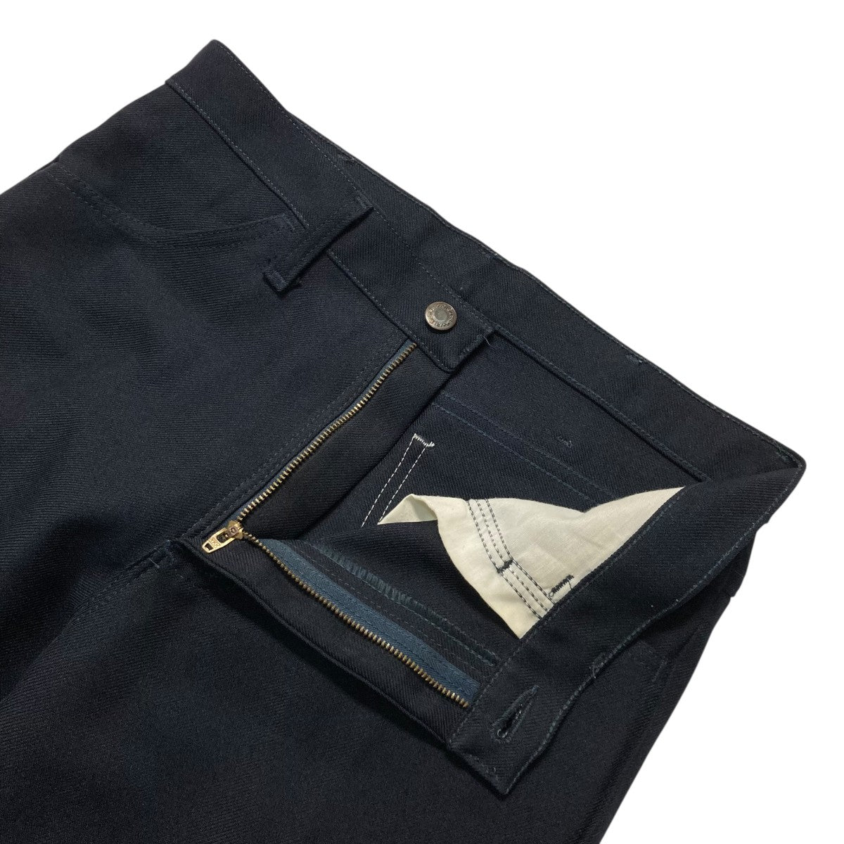 Wrangler ラングラー ランチャー パンツ スラックス W38 ネイビー Wrangler W38/古着 ラングラー ランチャー パンツ メンズ 90s 紺