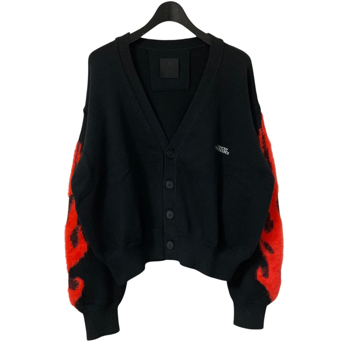 GIVENCHY(ジバンシィ) ファイアースリーブニットカーディガンV