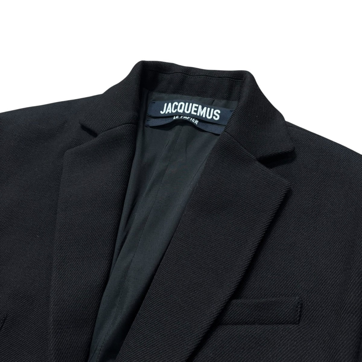 JACQUEMUS ウールテーラードジャケット 古着・中古-3枚目のアイテム画像
