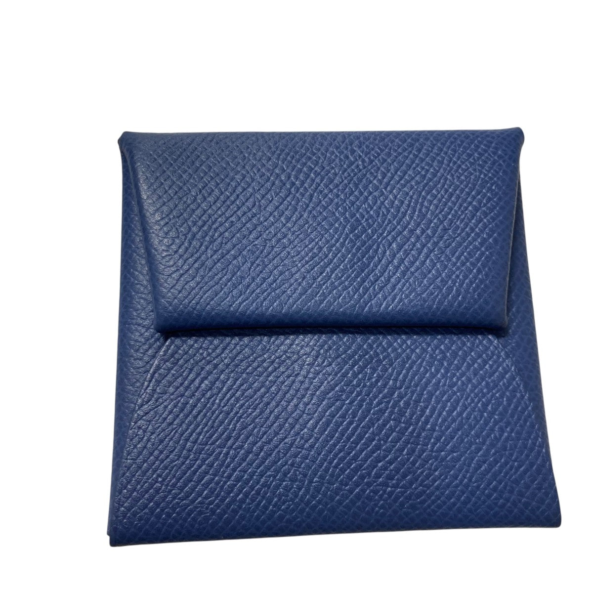 HERMES エルメス バスティア　コインケース ネイビー×グレー　D刻印 エルメス(HERMES)エルメス バスティア コインケース 財布