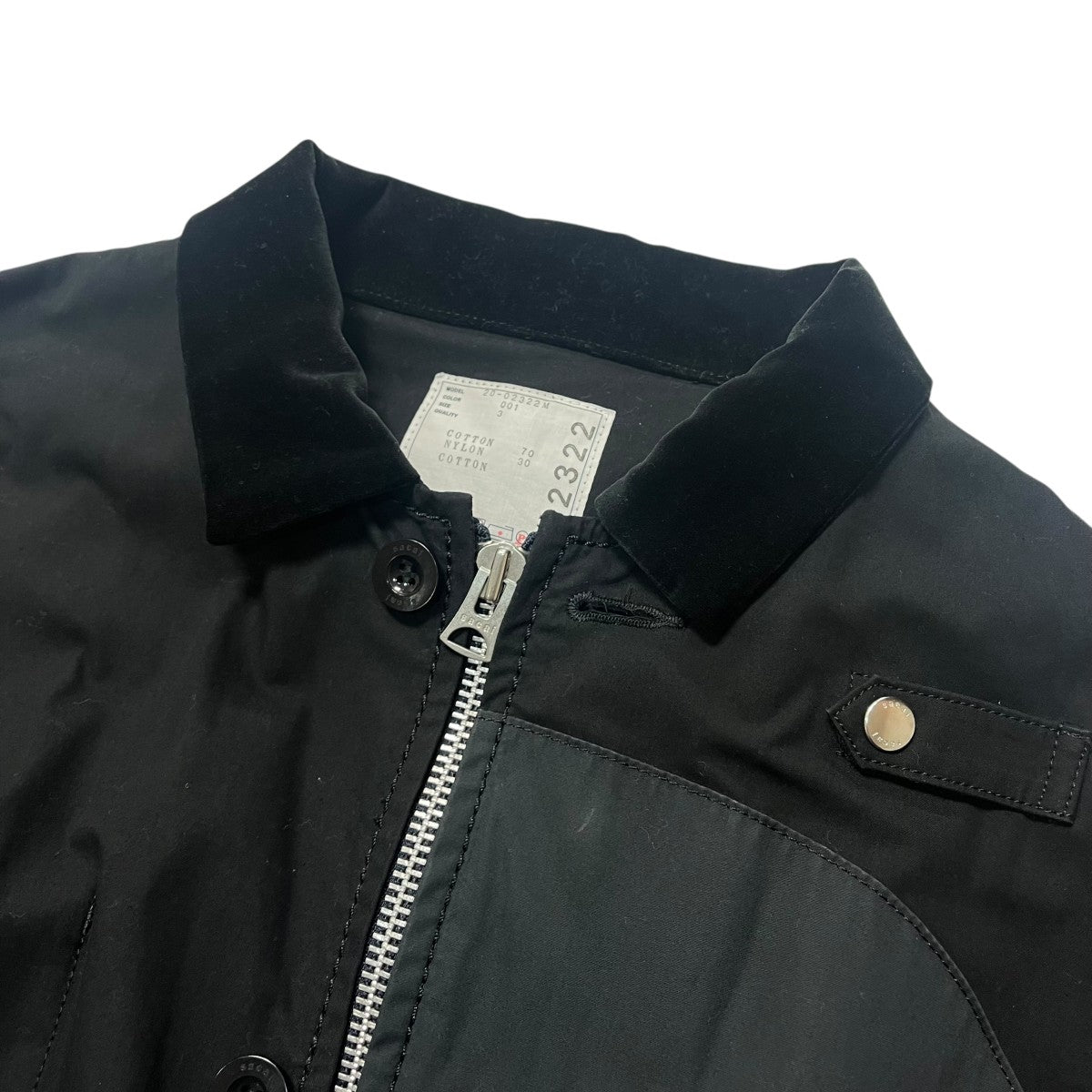 sacai(サカイ) Cotton Oxford Blousonコットンオックスフォード