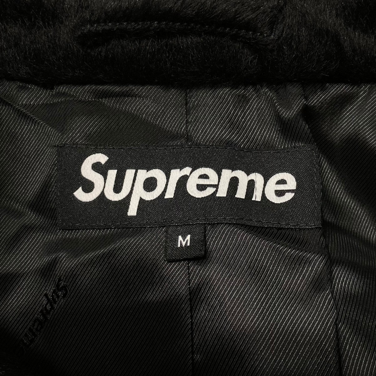 21AW Supreme シュプリーム Alpaca Overcoat ブラック Supreme(シュプリーム) 21AWAlpaca Overcoatアルパカオーバー