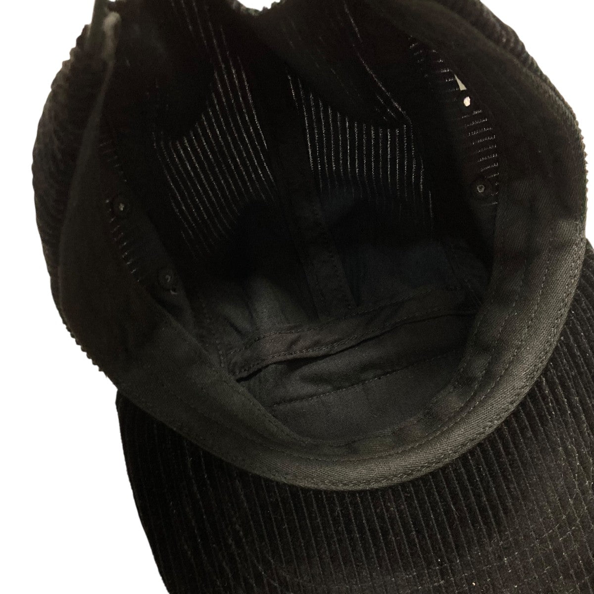 Supreme　シュプリーム　コーデュロイ キャンプキャップ ストレートつば 黒 Supreme シュプリーム 2023AW Corduroy Camp Cap コーデュロイ