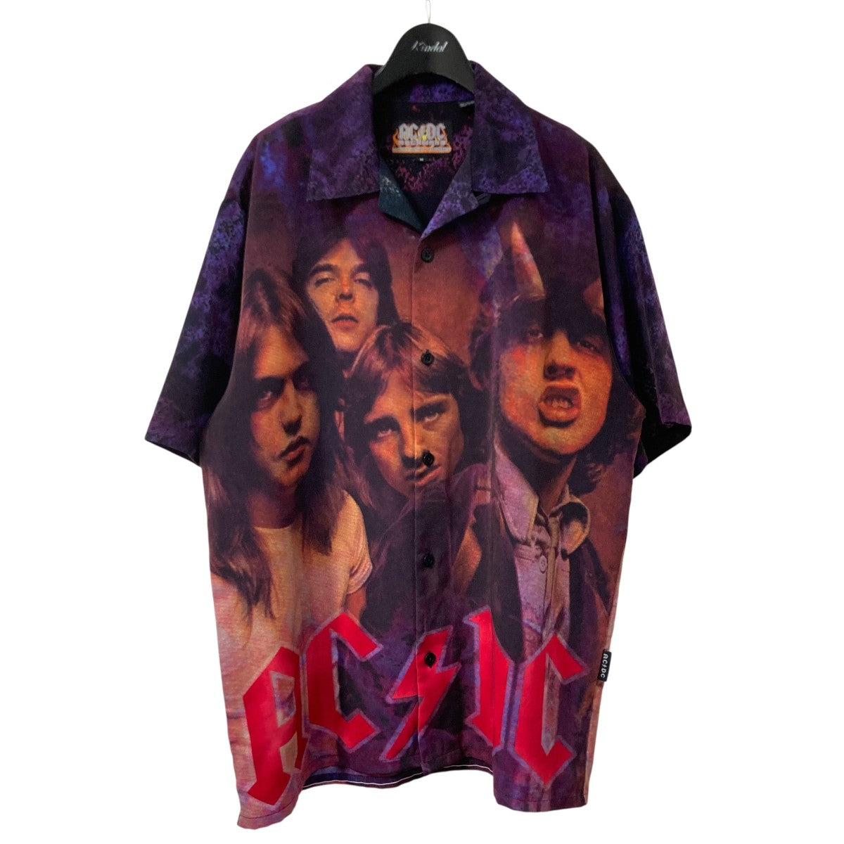 USED AC DC ROCKWARE総柄シャツ 古着・中古-1枚目のアイテム画像
