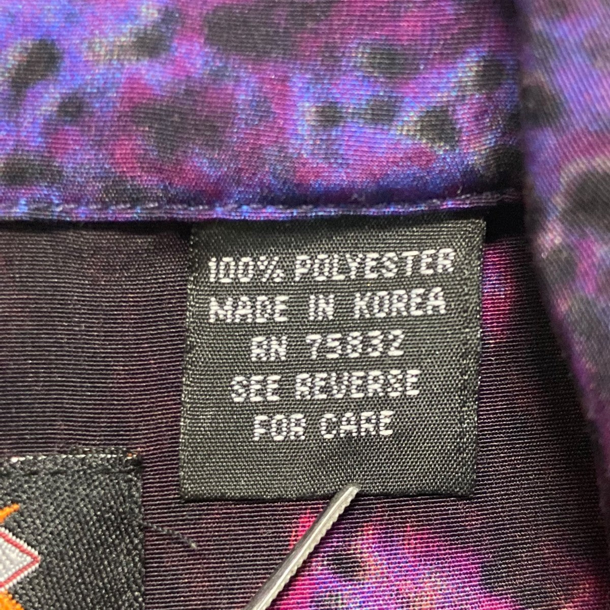 USED AC DC ROCKWARE総柄シャツ 古着・中古-8枚目のアイテム画像