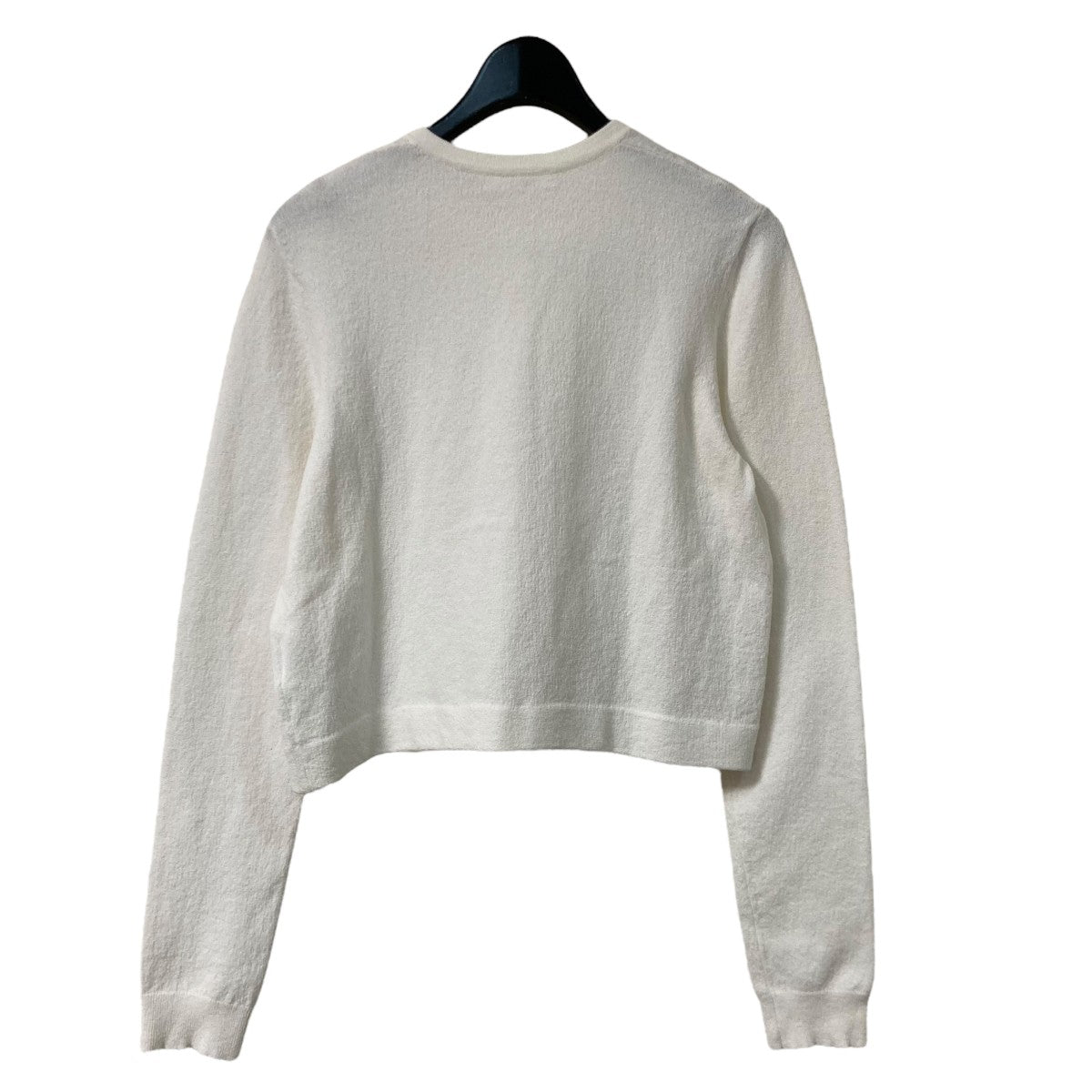 【美品】plage プラージュ　23SS Frise ショートカーディガン 黒 美品】plage プラージュ 23SS Frise ショートカーディガン 黒