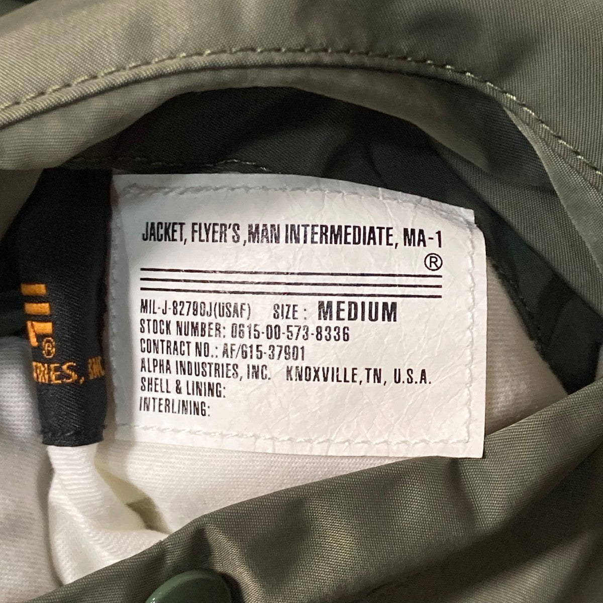 ALPHA(アルファ) MA-1リバーシブル刺繍リバーシブルフライトジャケット